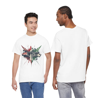Legendary Championship Matchup Splatter Logo T‑Shirt Football Big Game 2026