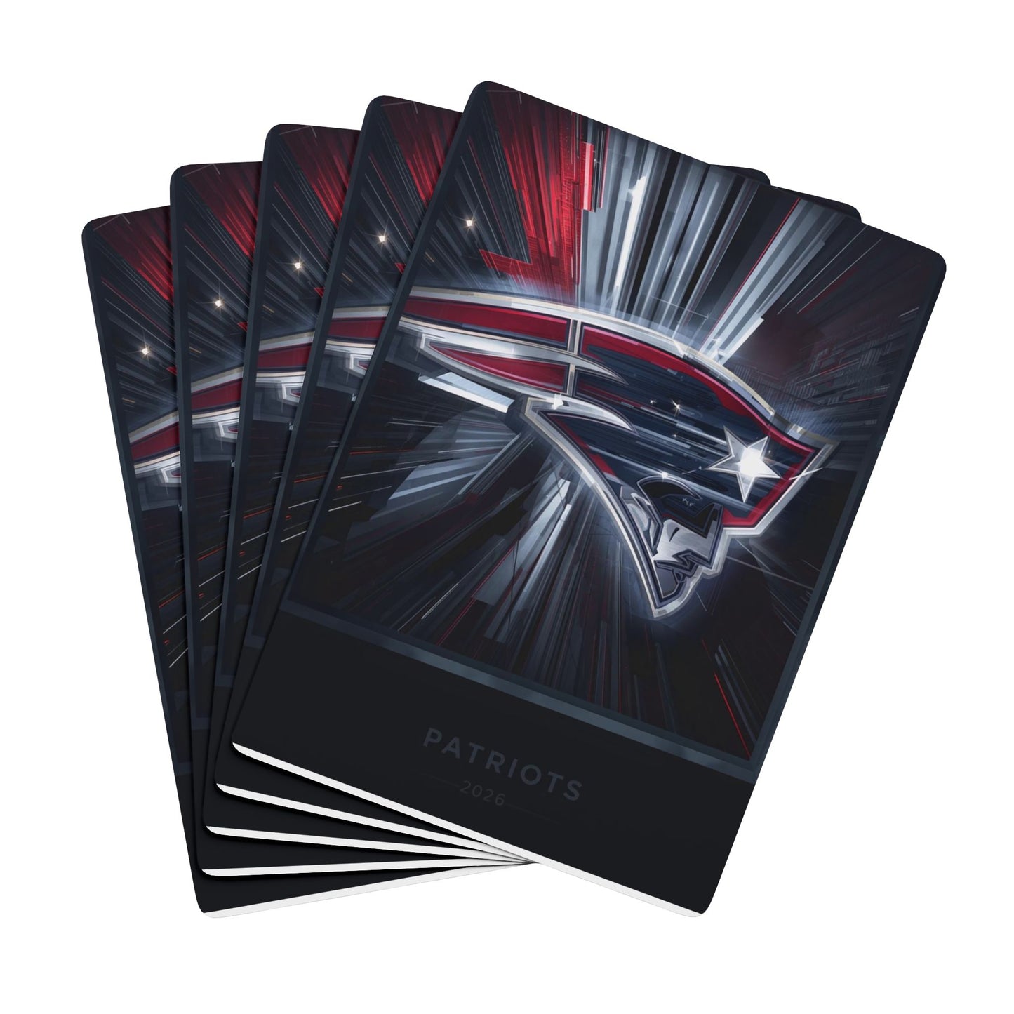 The Big Game Poker Playing Cards — Patriots Logo Deck