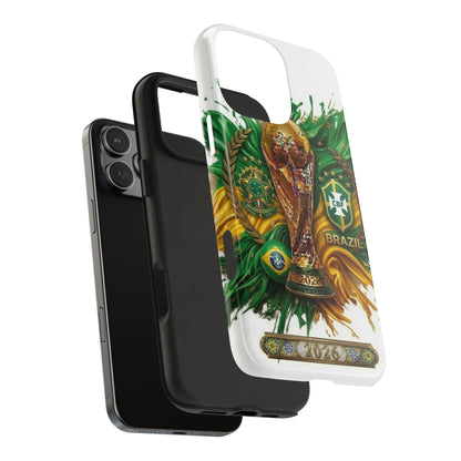Brazil 2026 Soccer Tough Phone Case — Protective Fan Cover