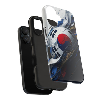 Korean Flag Soccer 2026 Tough Phone Protective Case