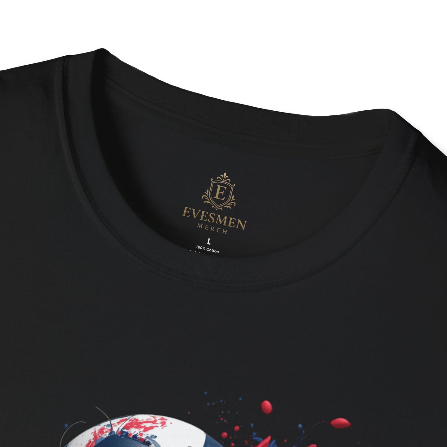 Haitian Football Pride T-shirt Flag Crest and Soccer Graphic Tee
