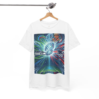 Legendary Championship Matchup Art T-Shirt Football Big Game Poster Tee