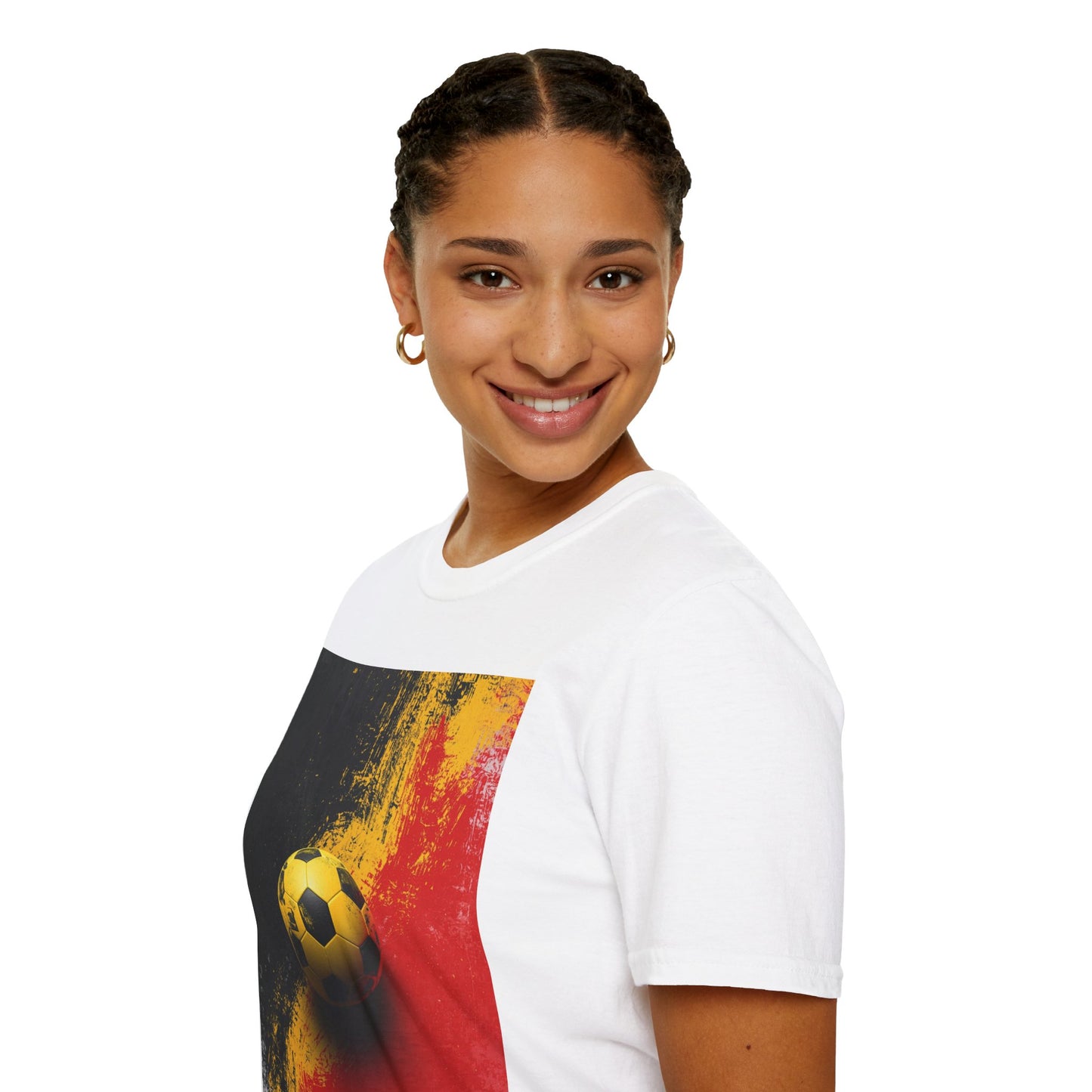 Belgium Flag Abstract Grunge T‑Shirt Red Devils Soccer Graphic Tee