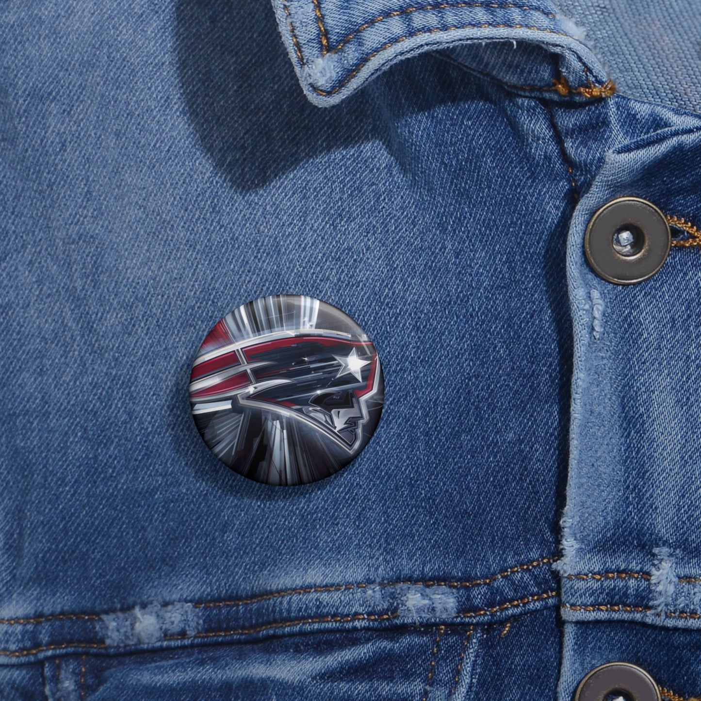 Legendary Championship Matchup Pin Button Football Big Game 2026 Lapel Pin