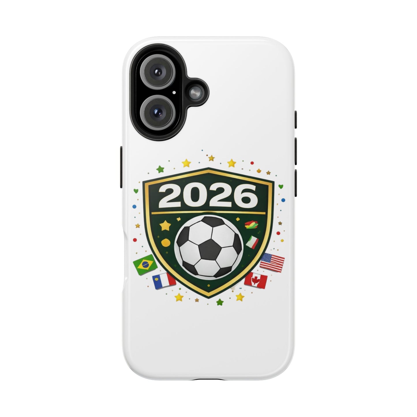 2026 Soccer Match Day Phone Protective Case Soccer Badge Design