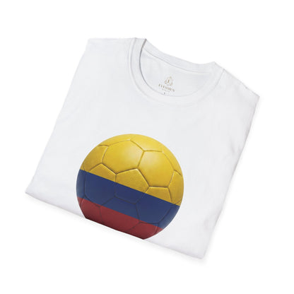 Colombia Football Flag Minimalist T-Shirt Los Cafeteros Soccer Fan Tee