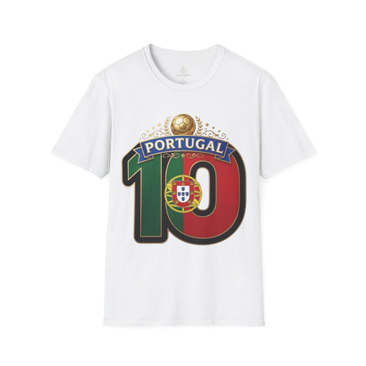 Portugal 10 Soccer T-Shirt — Football Match Day Fan Tee