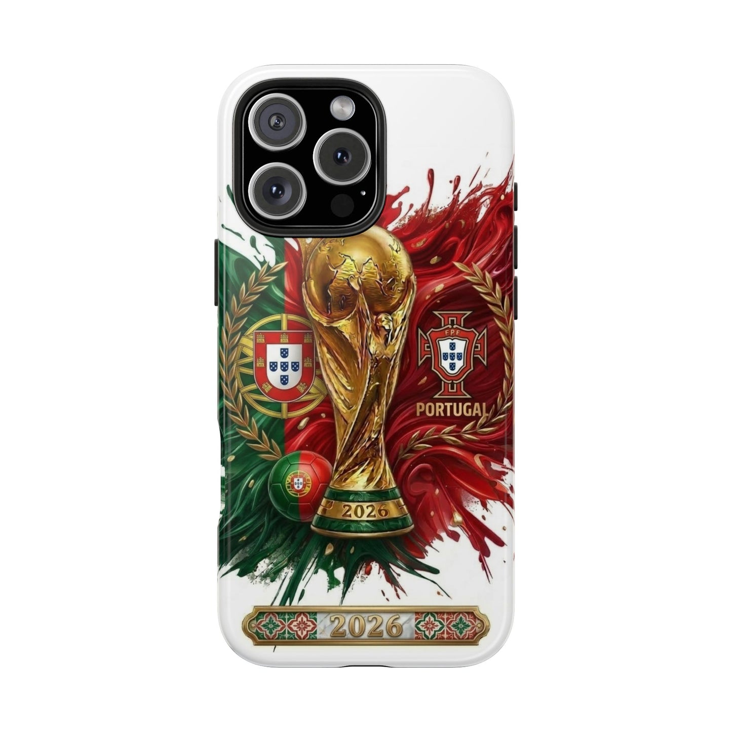 Portugal 2026 Soccer Tough Phone Case — Football Fan Protective Case