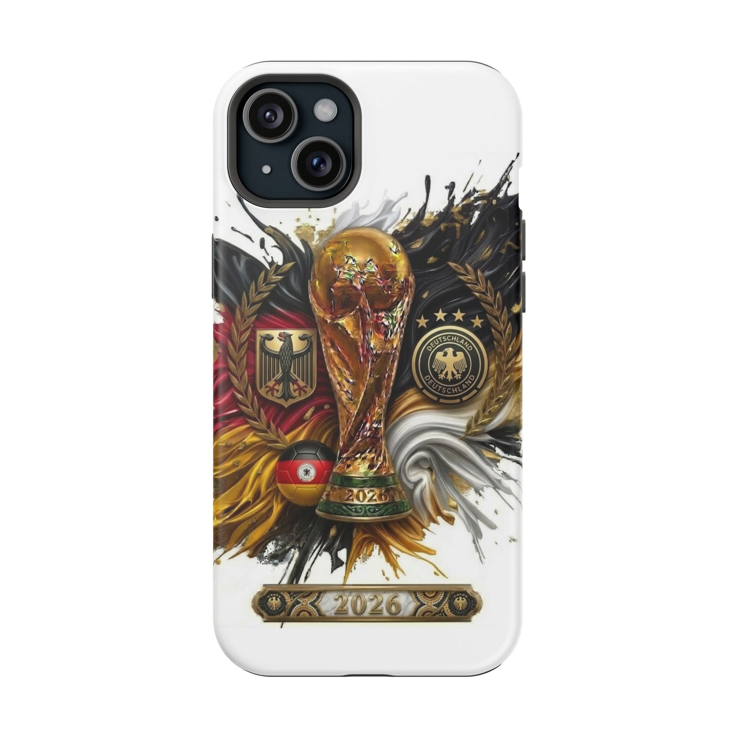 Germany 2026 Soccer Protective Phone Case — Impact-Resistant Cover