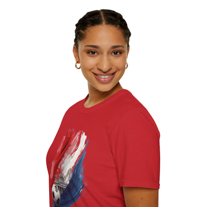 Paraguay Football Passion T-shirt with Asunción’s Pantheon Fan Tee