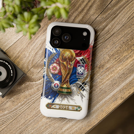 South Korea 2026 Soccer Fan Phone Case Impact-Resistant Cover
