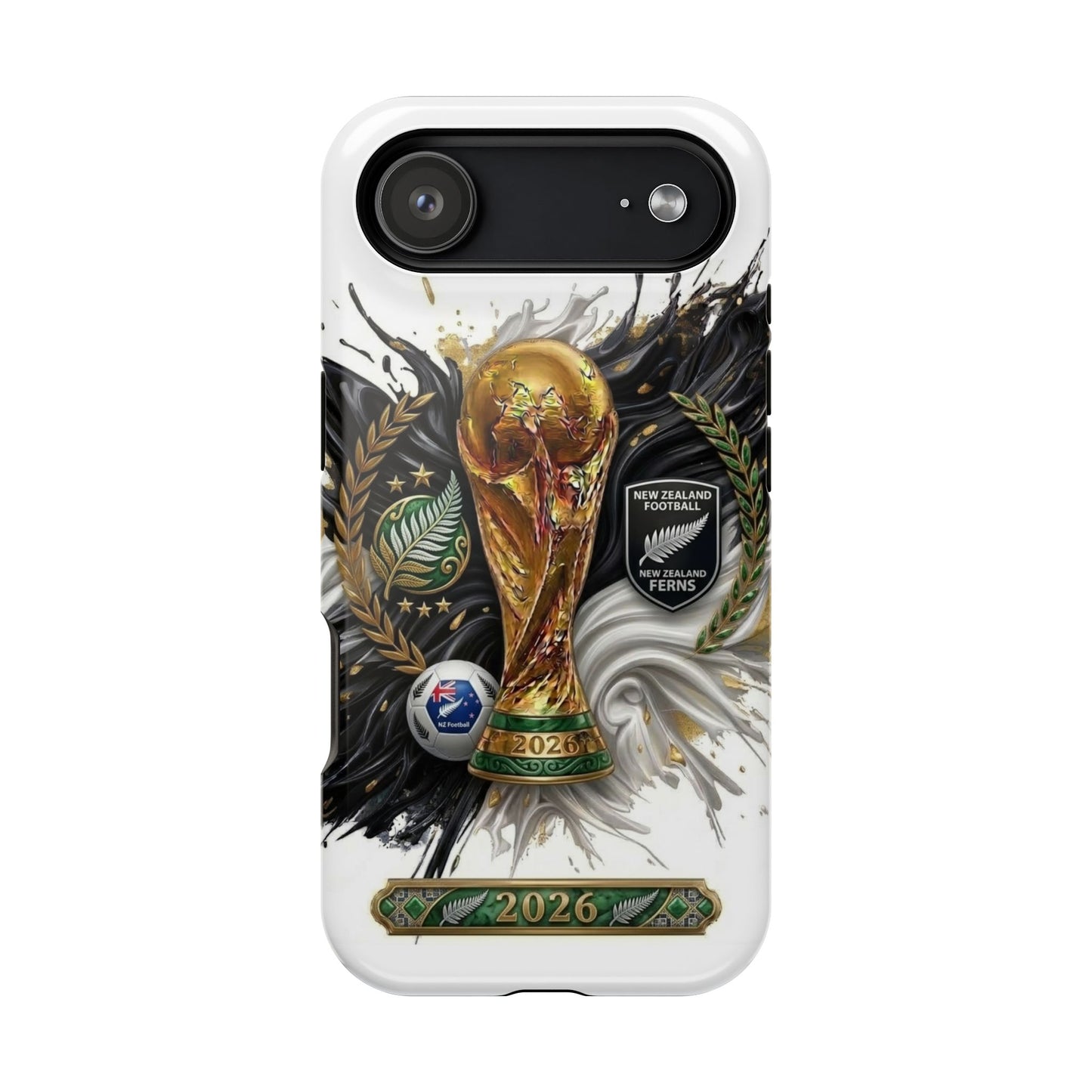 New Zealand 2026 Soccer Phone Case — Impact‑Resistant Cover