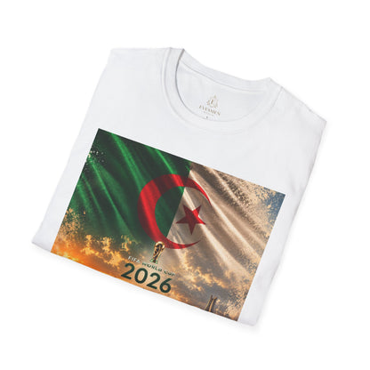 Algeria Football Flag Algiers T‑Shirt Fennec Foxes Soccer Design Tee