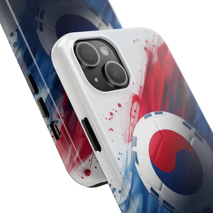 Korean Flag Taeguk Soccer Crest Phone Protective Case