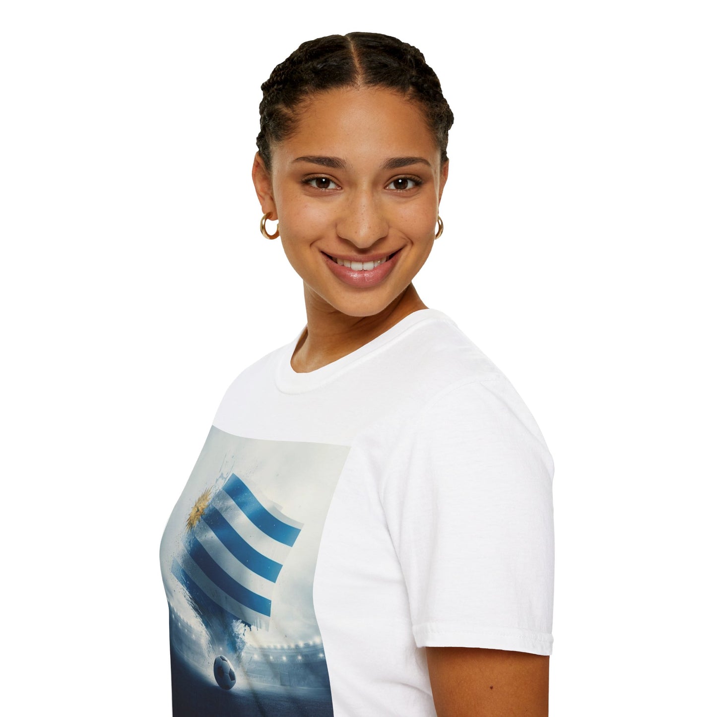 Uruguay Football Flag Epic Stadium T-Shirt – Vintage Soccer Fan Tee