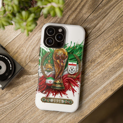 Iran 2026 Soccer Match Day Phone Case — Impact-Resistant Cover