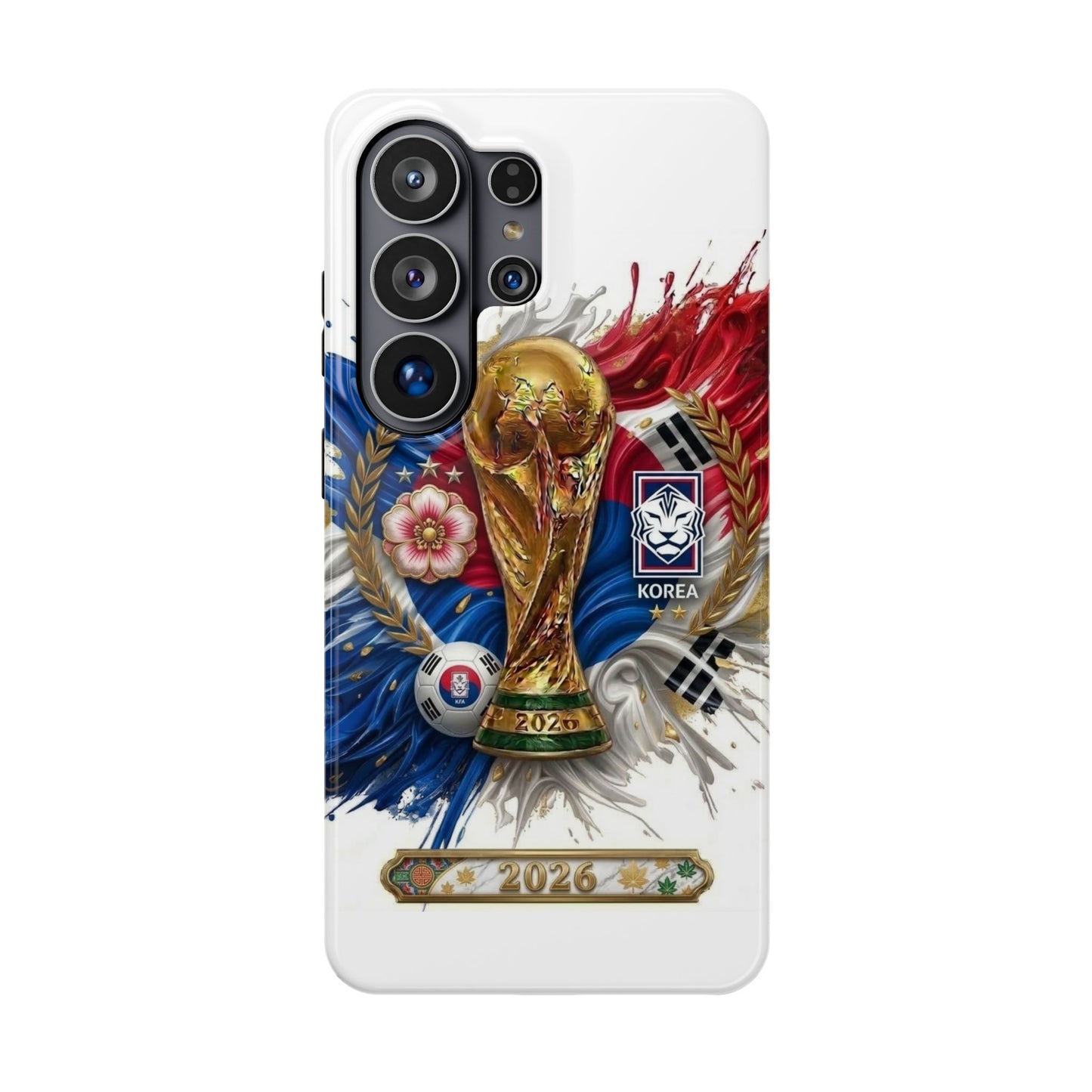South Korea 2026 Soccer Fan Phone Case Impact-Resistant Cover
