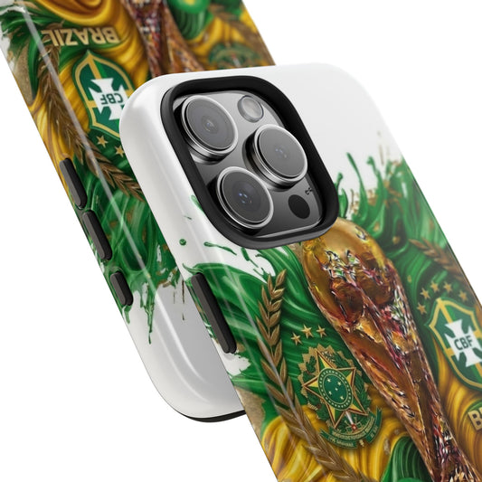 Brazil 2026 Soccer Tough Phone Case — Protective Fan Cover