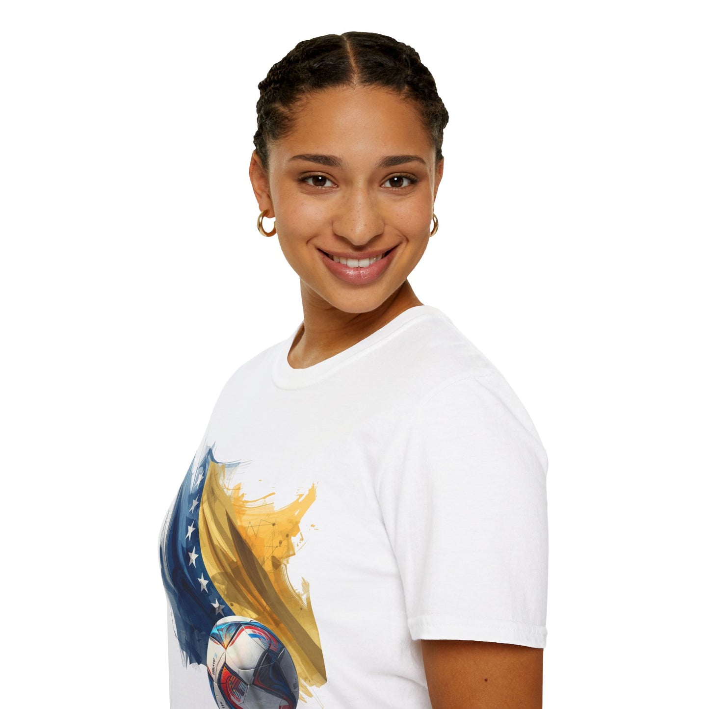 Bosnia and Herzegovina Football Flag Abstract T-Shirt Zmajevi Soccer Graphic Tee
