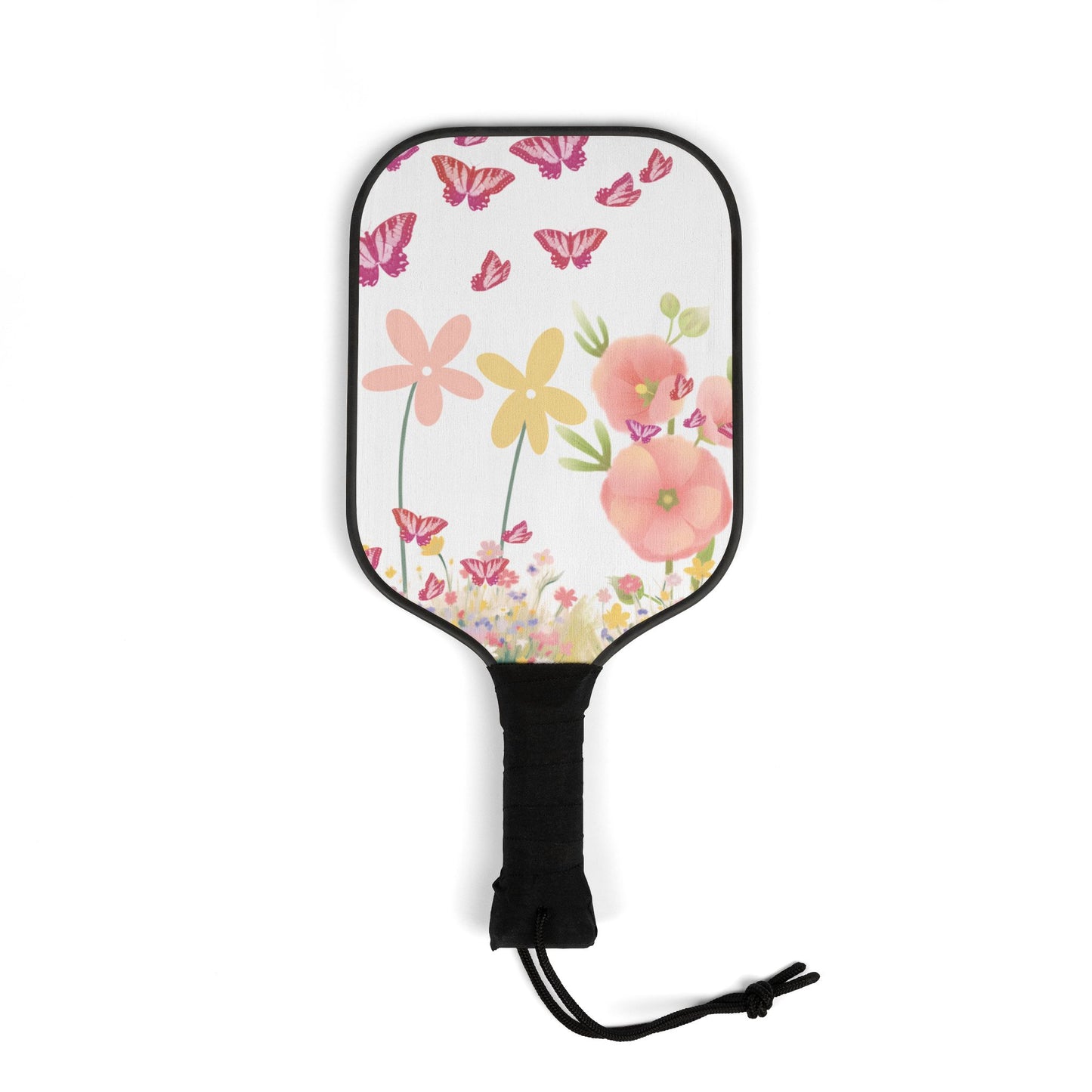 Floral Butterfly Pickleball Paddles Set — Lightweight Beginner Kit with Balls