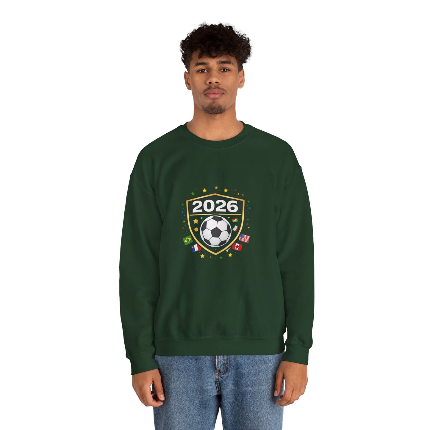 2026 Soccer Match Day Crest Crewneck Sweatshirt