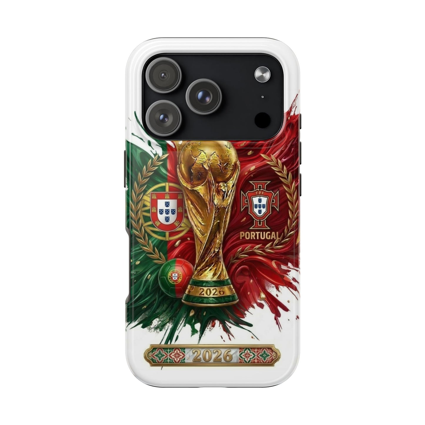 Portugal 2026 Soccer Tough Phone Case — Football Fan Protective Case