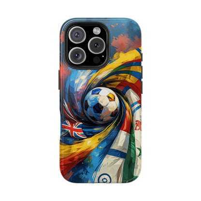 Soccer Flags Match Day Tough Phone Protective Case