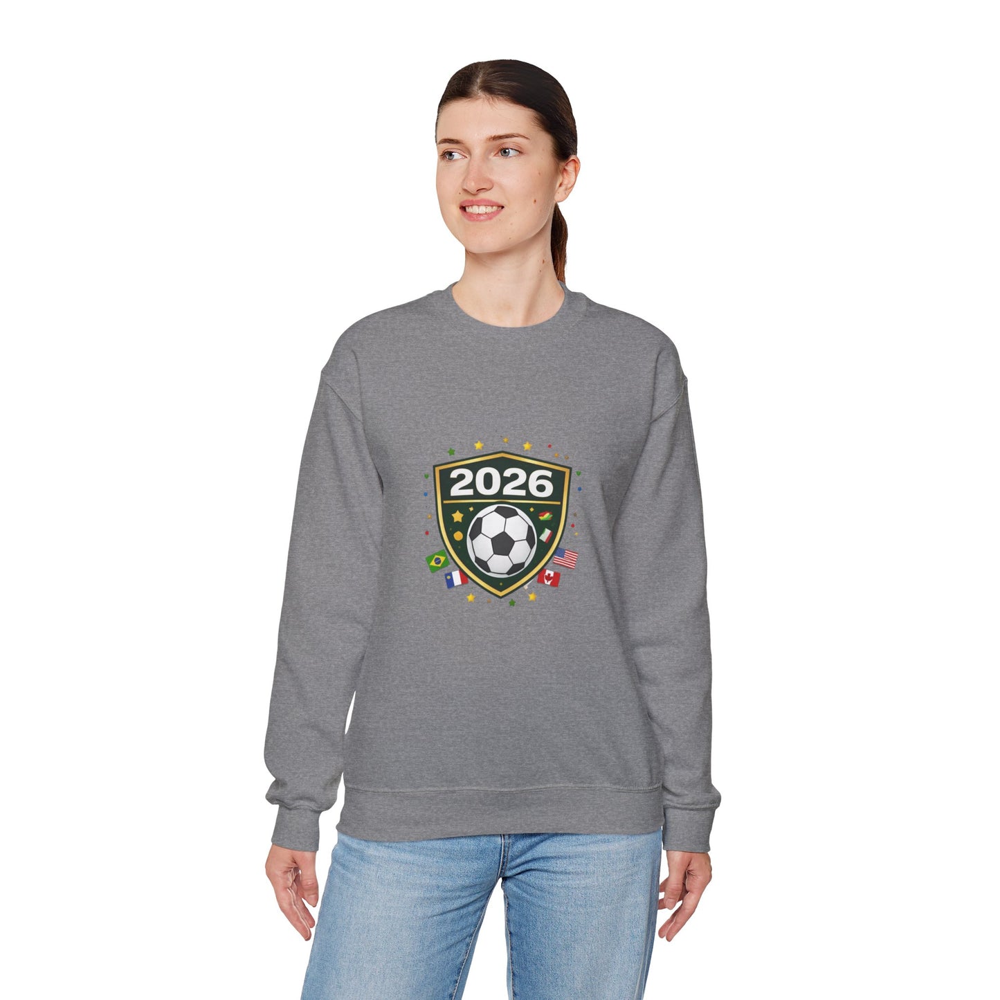 2026 Soccer Match Day Crest Crewneck Sweatshirt