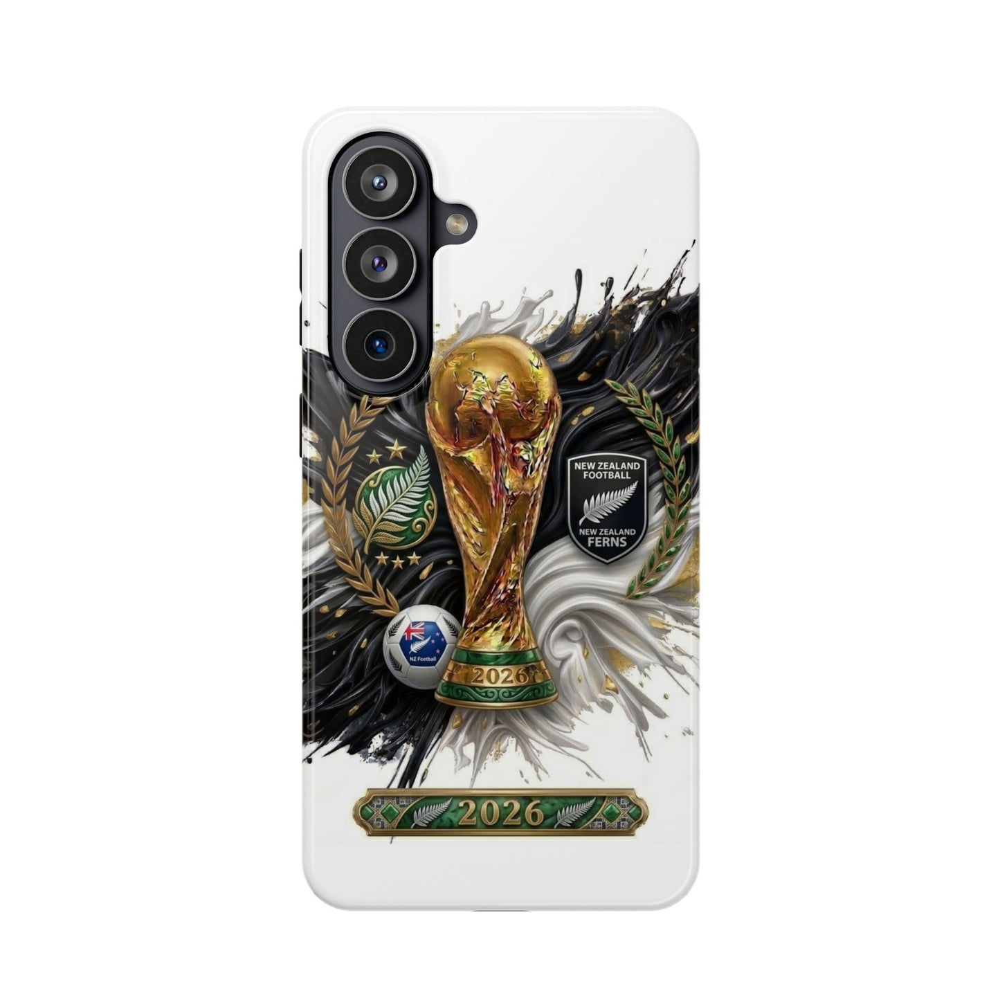 New Zealand 2026 Soccer Phone Case — Impact‑Resistant Cover