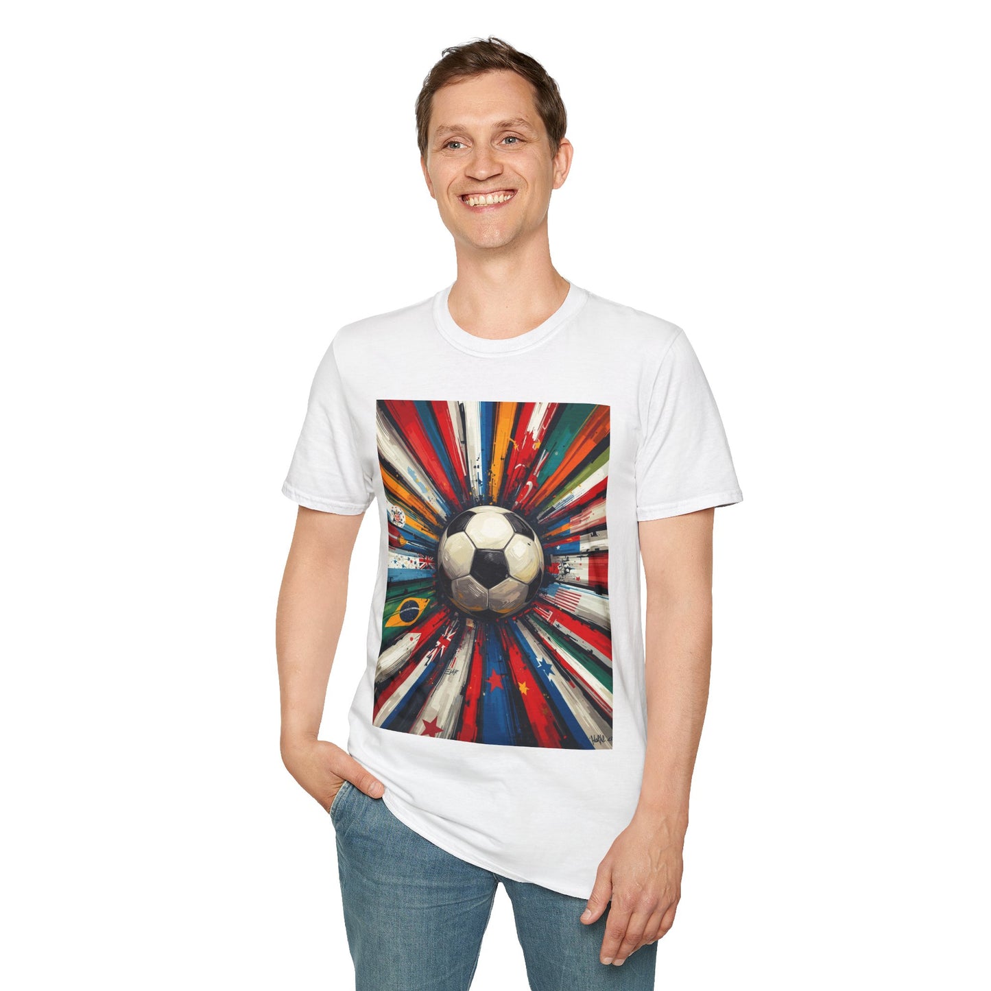 Soccer T-Shirt Match Day Explosion Graphic Tee