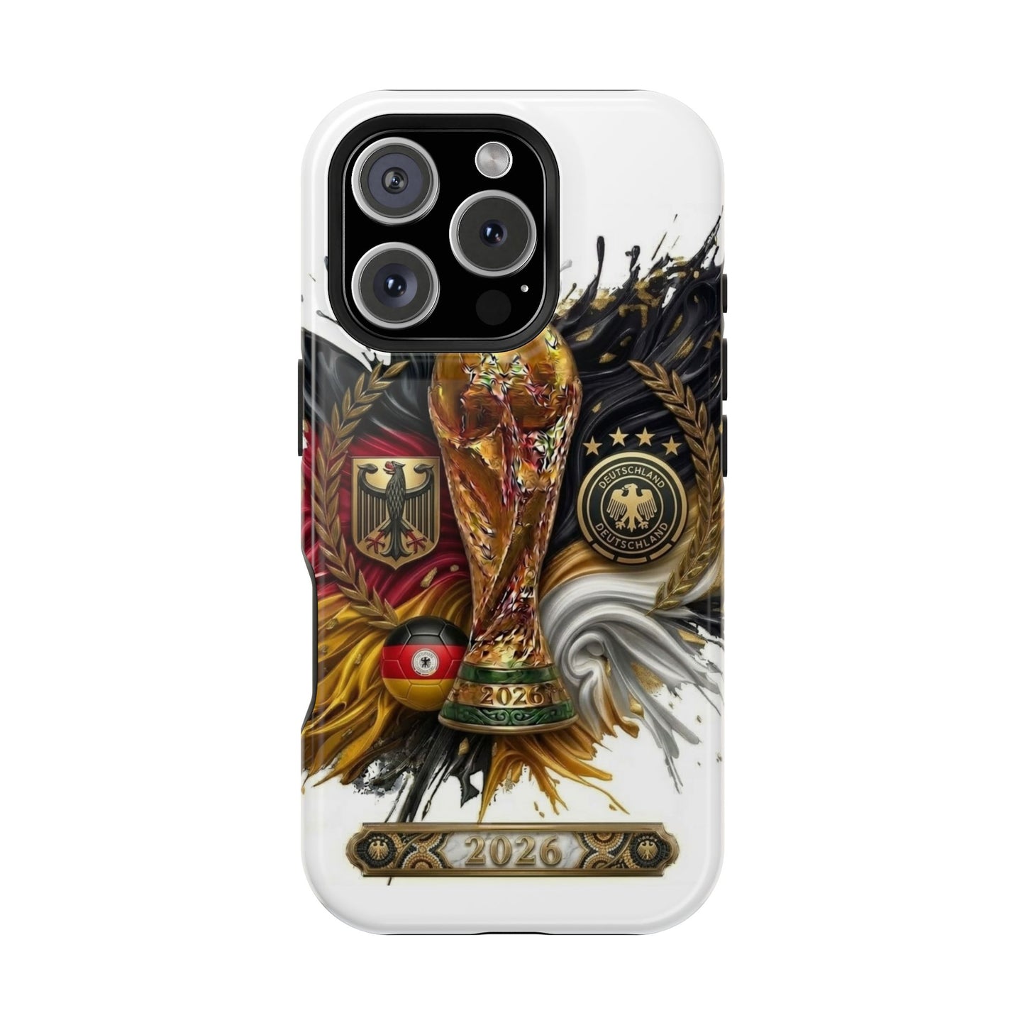 Germany 2026 Soccer Protective Phone Case — Impact-Resistant Cover