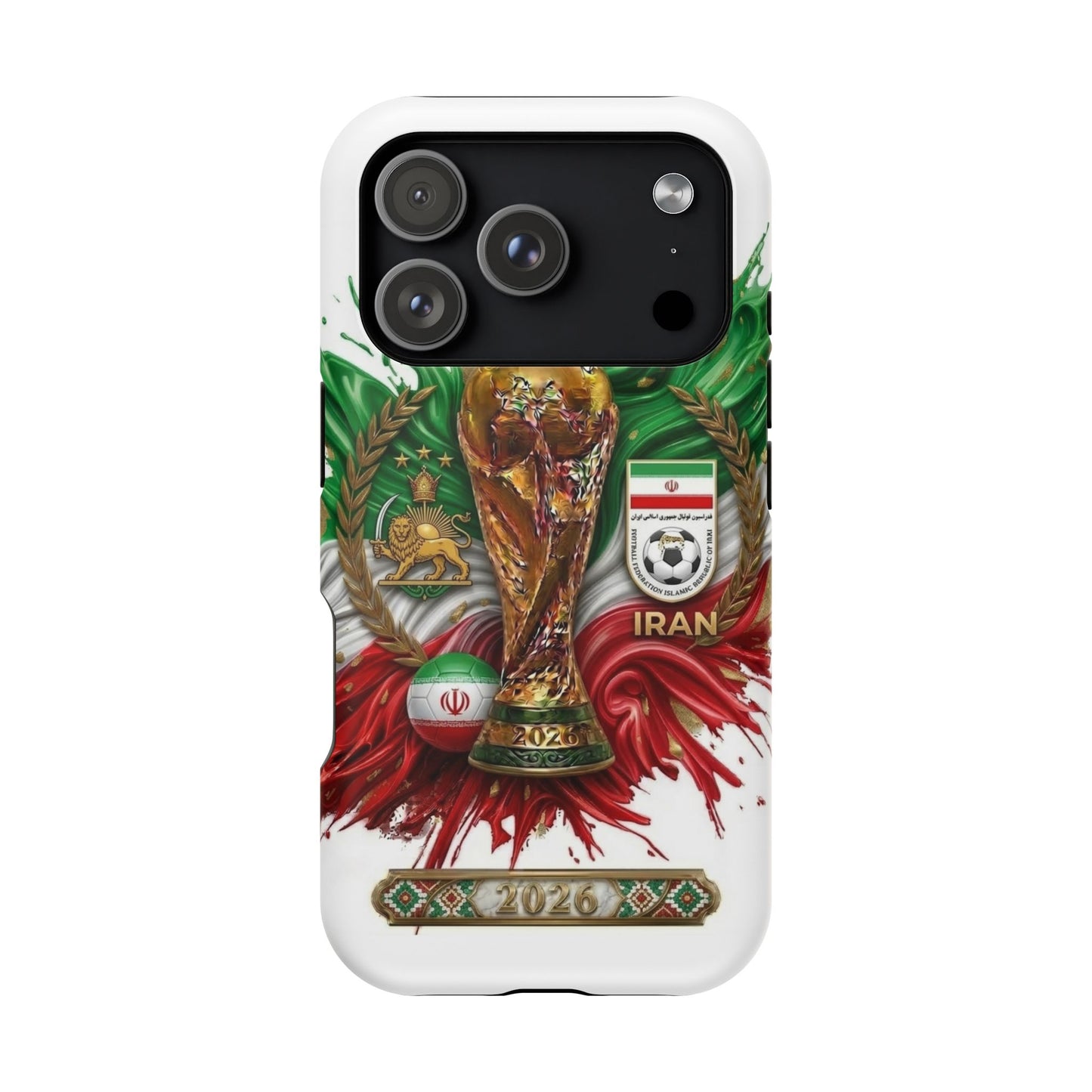 Iran 2026 Soccer Match Day Phone Case — Impact-Resistant Cover