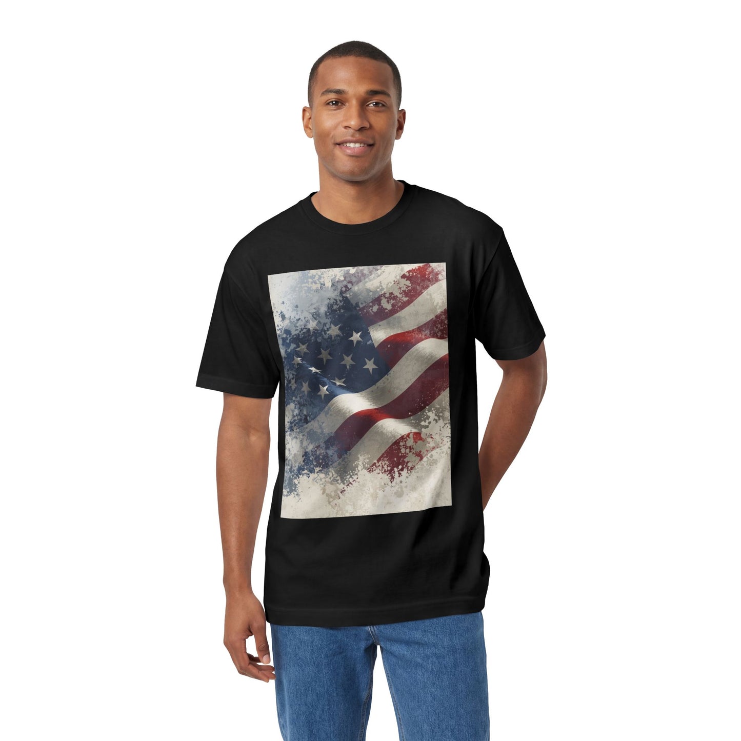 American Flag Vintage Tee Patriotic Classic T-Shirt