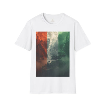 Ivory Coast Football Mountain Graphic T-Shirt Côte d’Ivoire Soccer Tee