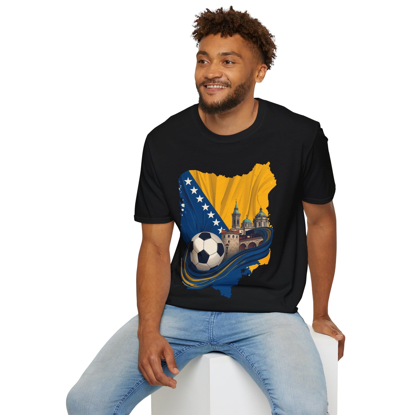 Bosnia Soccer T-Shirt — Bosnia & Herzegovina Football Fan Tee