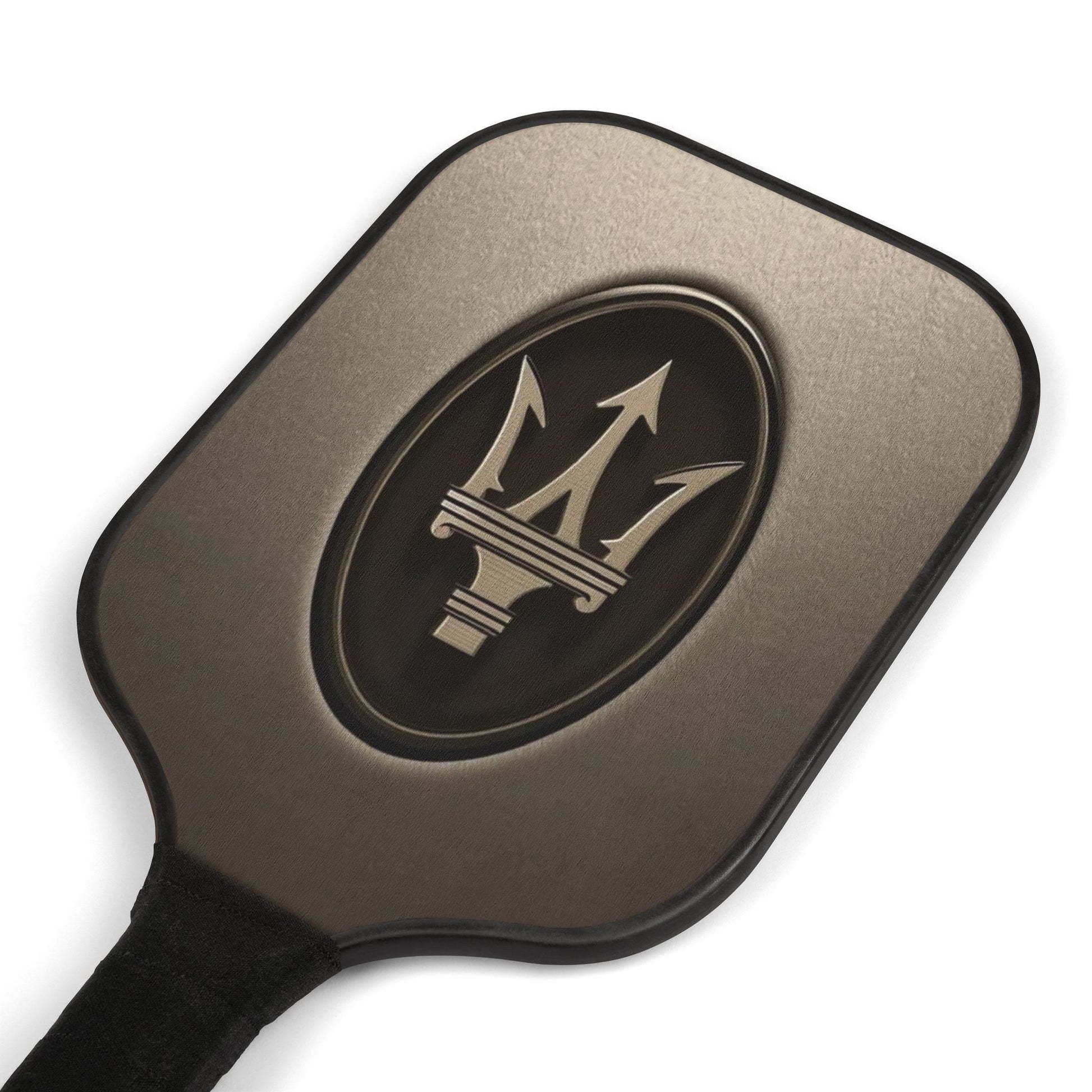 Paddle with Maserati logo on a white background