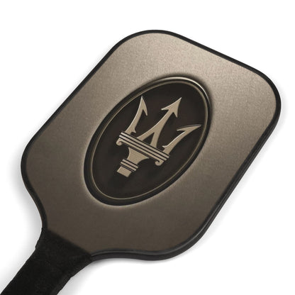 Paddle with Maserati logo on a white background