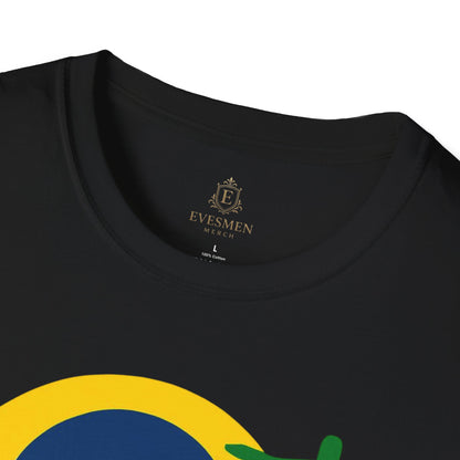 Brazil Soccer T-Shirt – Brazilian Flag, Christ the Redeemer & Football Graphic Tee
