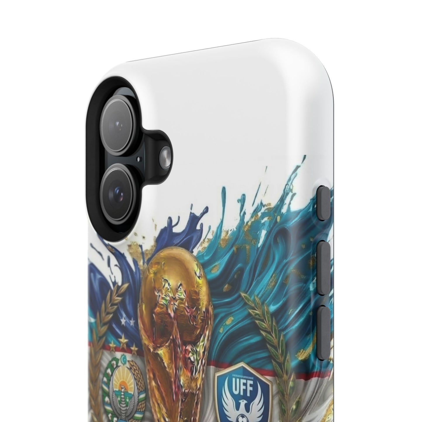 Uzbekistan 2026 Soccer Impact-Resistant Protective Phone Case