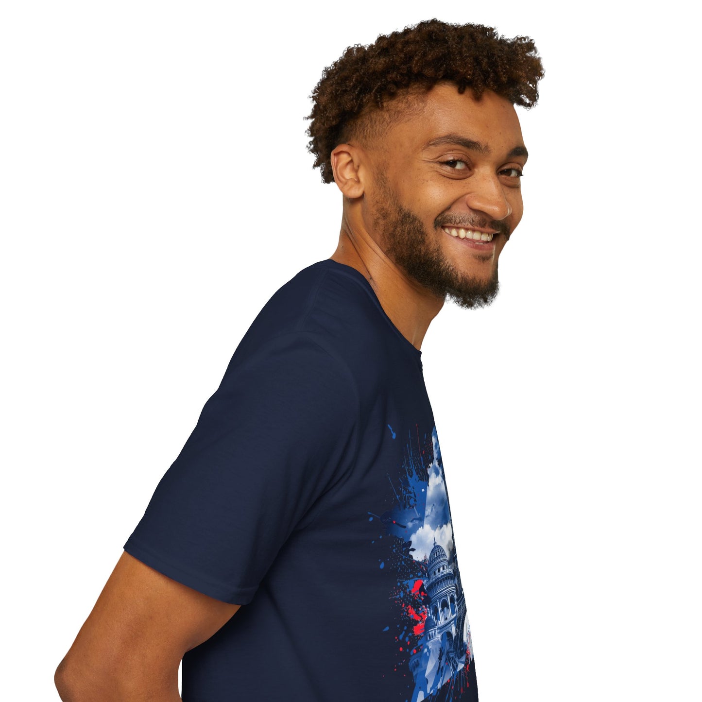 France Soccer Match Day T-Shirt — Eiffel Tower Football Graphic Tee