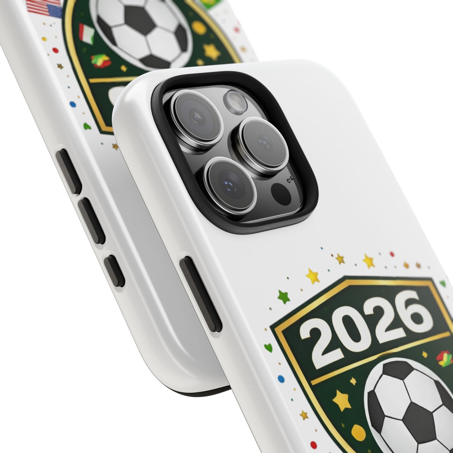 2026 Soccer Match Day Phone Protective Case Soccer Badge Design