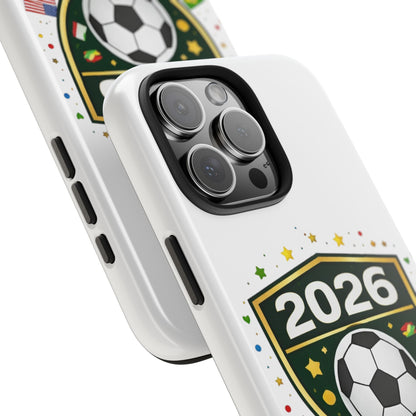 2026 Soccer Match Day Phone Protective Case Soccer Badge Design