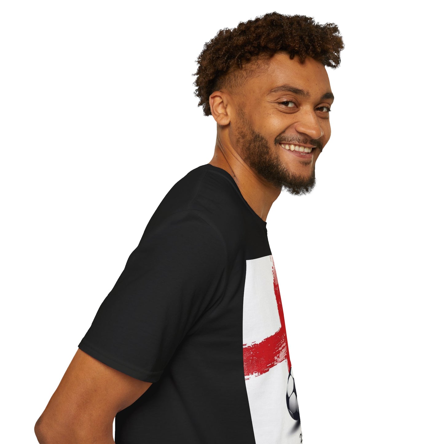 England Football Flag St. George’s Cross T-Shirt Three Lions Soccer Streetwear Tee