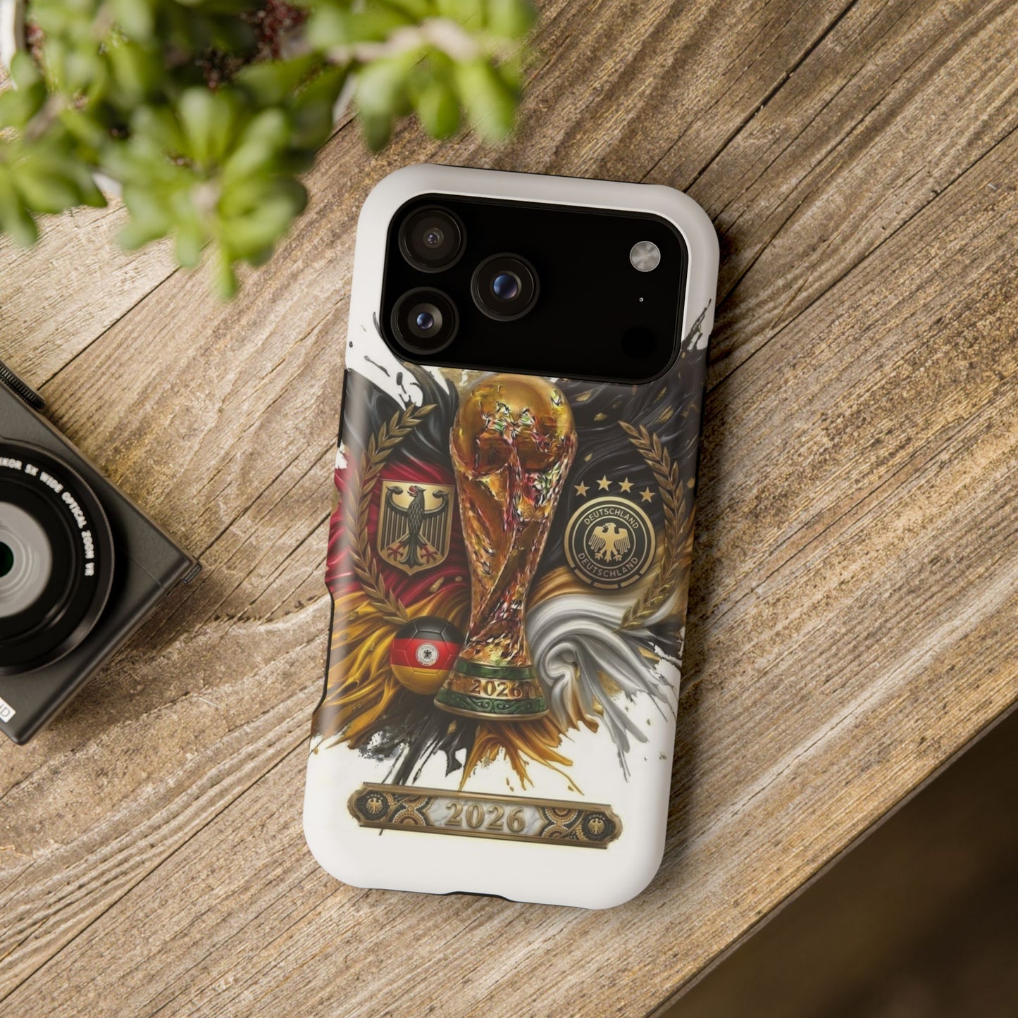 Germany 2026 Soccer Protective Phone Case — Impact-Resistant Cover
