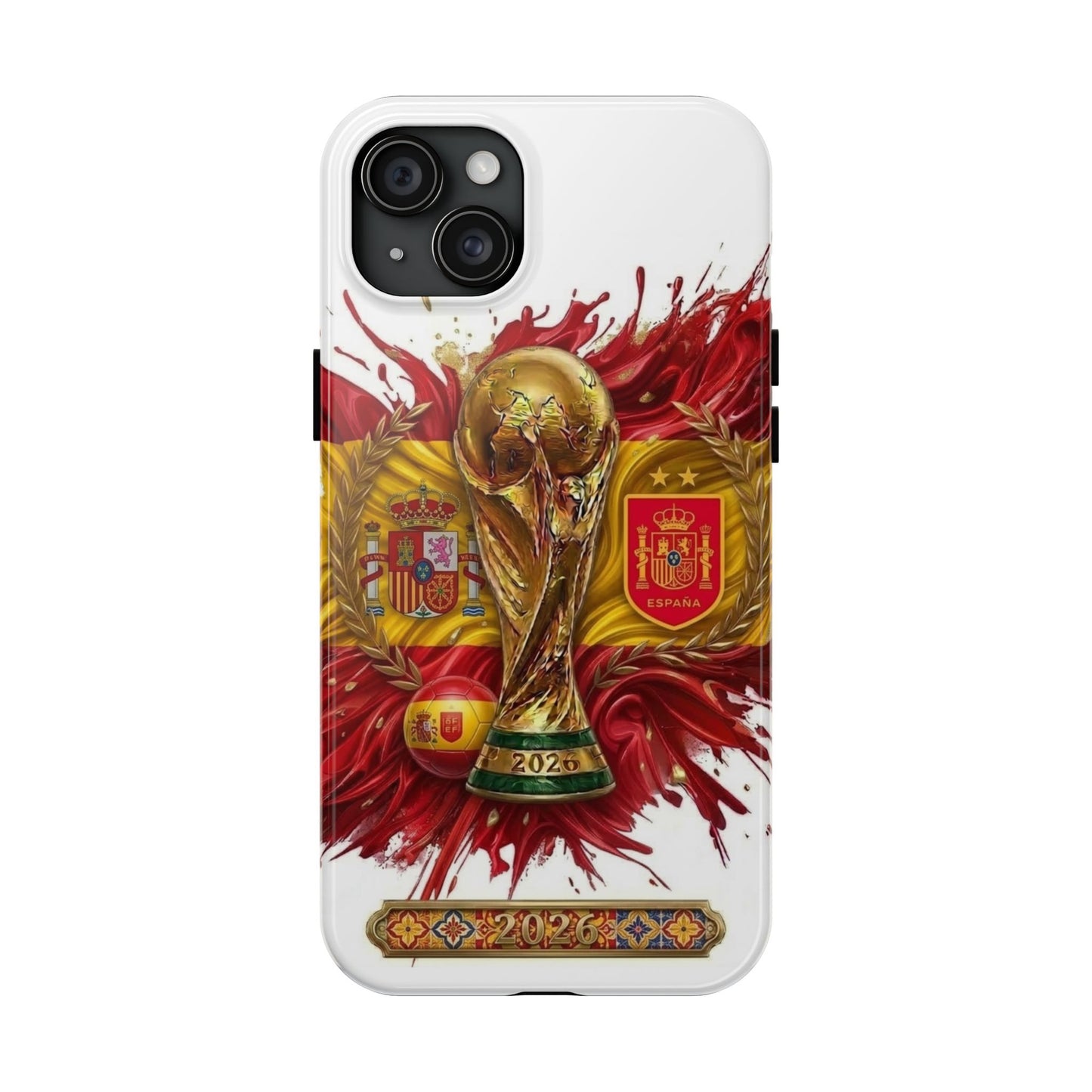 Spain Soccer 2026 Football Tough Phone Protective Case