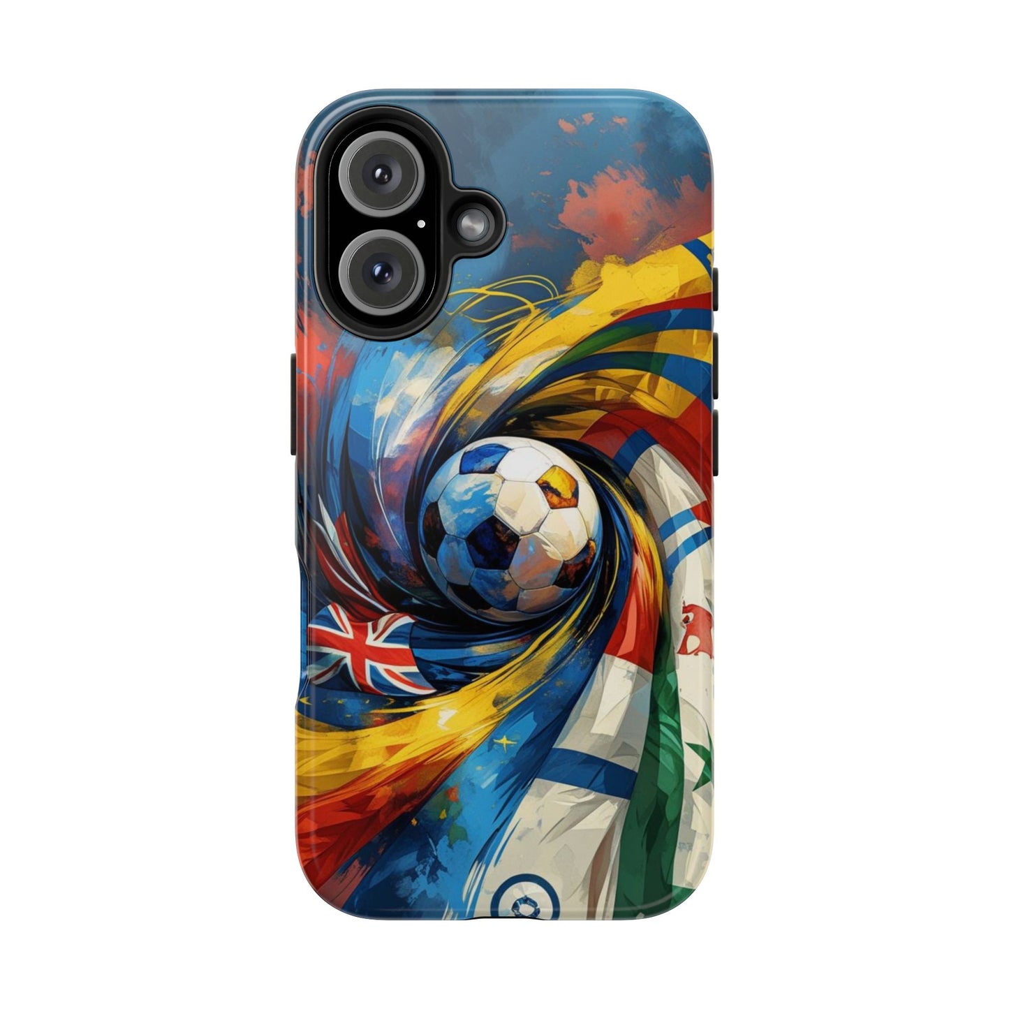 Soccer Flags Match Day Tough Phone Protective Case