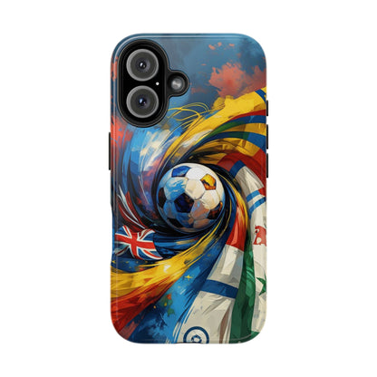 Soccer Flags Match Day Tough Phone Protective Case