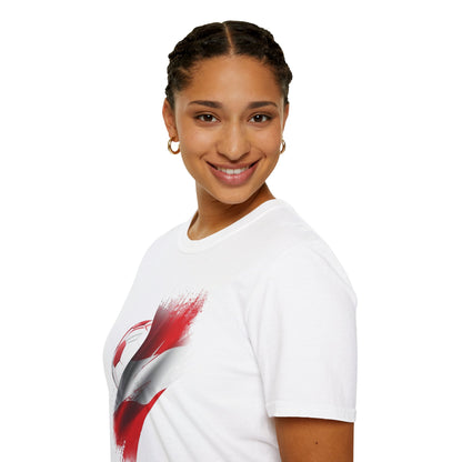 Austria Football Flag Graphic T-Shirt Dynamic Unsere Burschen Soccer Tee