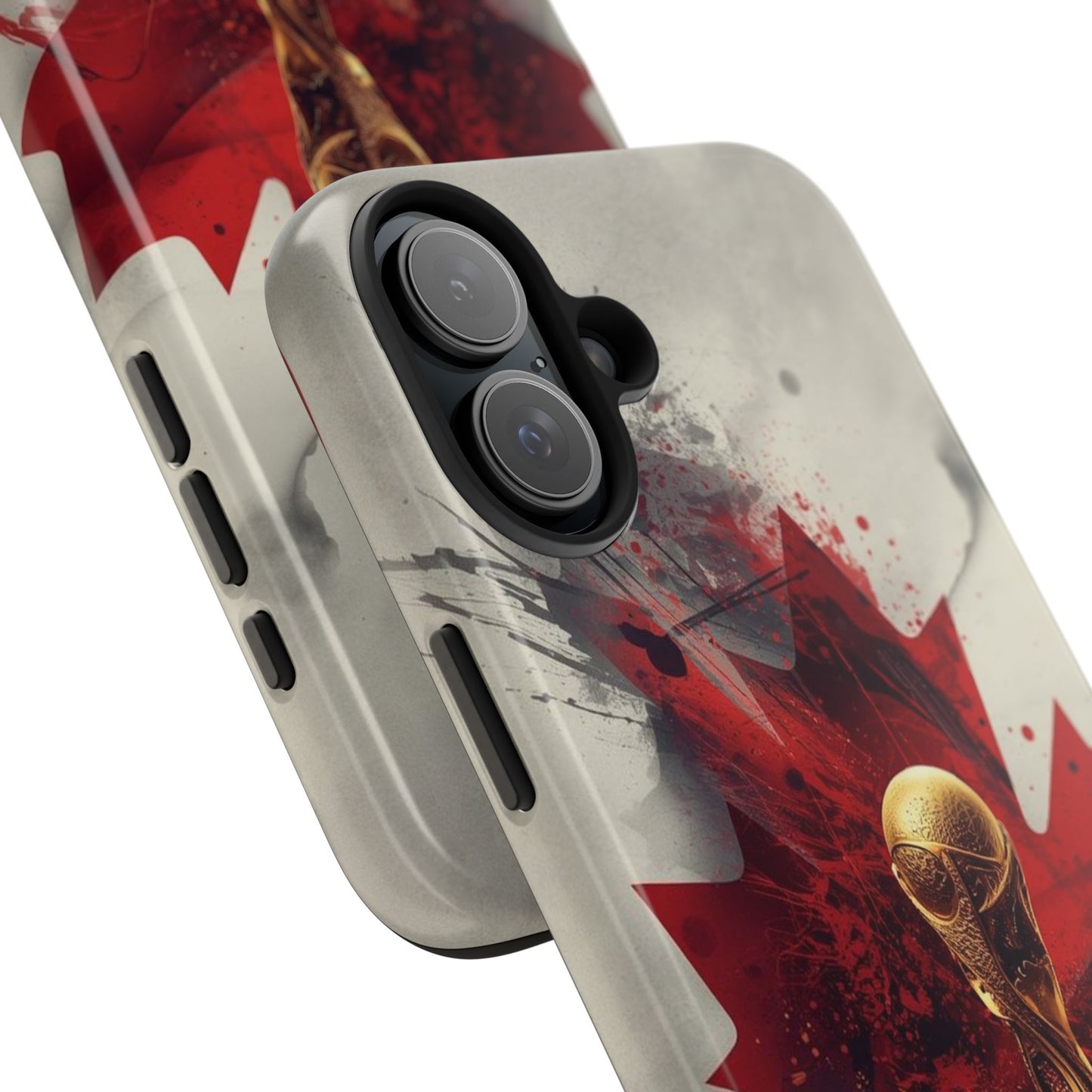 Canada Flag Soccer Fan Phone Protective Case Cover