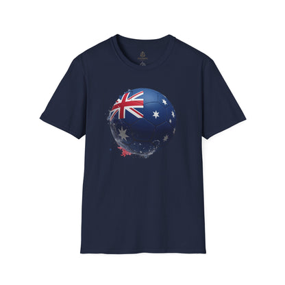 Australia Flag Football T-Shirt — Patriotic Aussie Graphic Tee